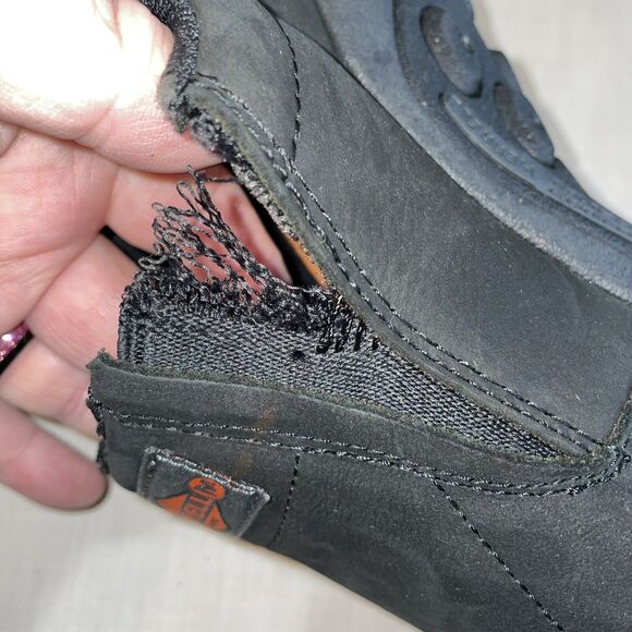 Merrell Mens Safety Shoes Size 13 M Black Leather Steel Toe Oil & Slip Resistant - Picture 4 of 12